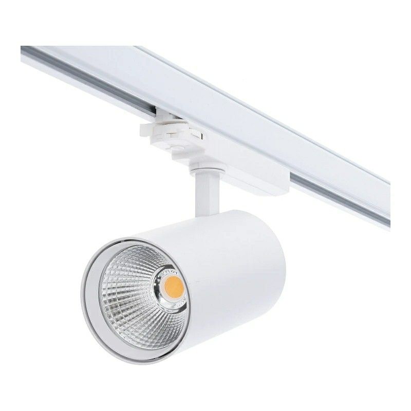 Vit trefas skensystem spotlight aluminium, Rozina, 10W/20W/30W, vit LED-strömbrytare Vit trefas skensystem spotlight aluminium, Rozina, 10W/20W/30W, vit LED-strömbrytare