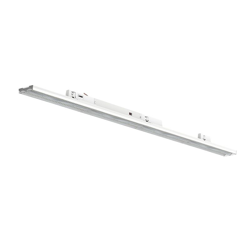 Vit 3-fas skenlampa Tora, 27W/32W/37W/42W, vit strömbrytare, 120 cm, Pro Vit 3-fas skenlampa Tora, 27W/32W/37W/42W, vit strömbrytare, 120 cm, Pro