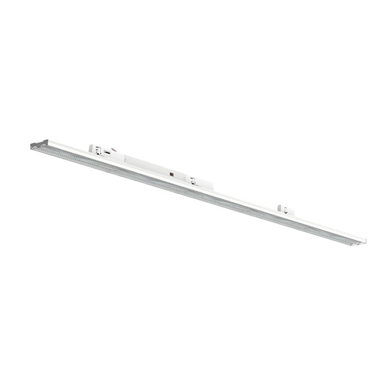 Vit trefasskensarmatur Tora, 40W/45W/50W/55W, vit strömbrytare, 150 cm, Pro