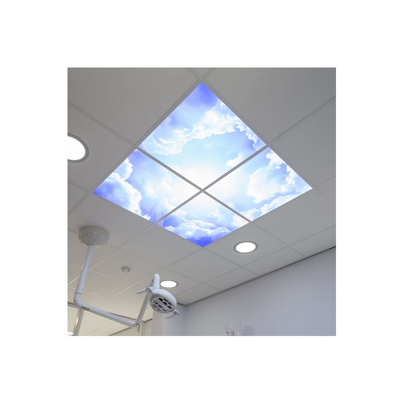 Fototryckmoln - set med 2 akrylplattor med tryck, för 60x60 cm LED-paneler