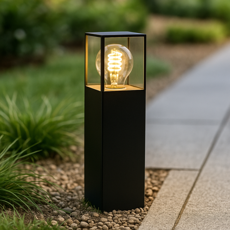 Modern utelampa svart, Sanel, IP44 Modern utelampa svart, Sanel, IP44