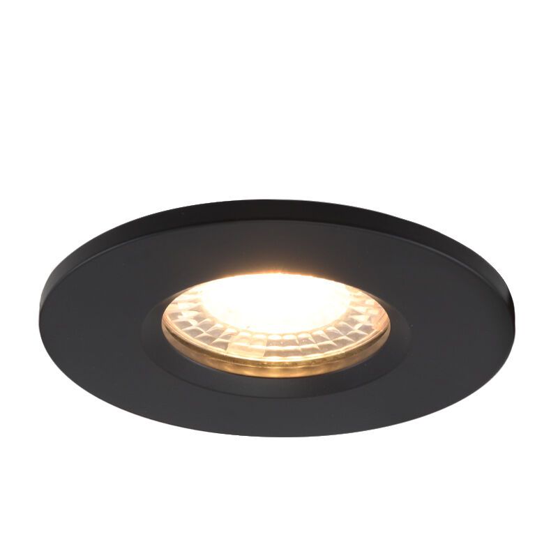 Modern infälld spotlight badrum svart, Jule, IP65 Modern infälld spotlight badrum svart, Jule, IP65