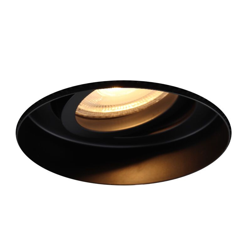 Aluminium infälld spotlight trimlös svart, Royce Aluminium infälld spotlight trimlös svart, Royce