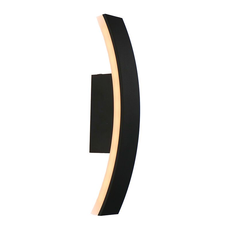 Antracit modern utelampa aluminium, Nayomi, 7,5W, 3000K LED, IP54