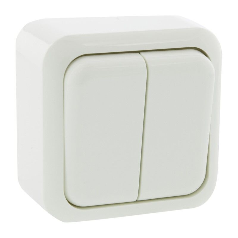 Exin Exo Switch ytmonteringsserie, Polar White