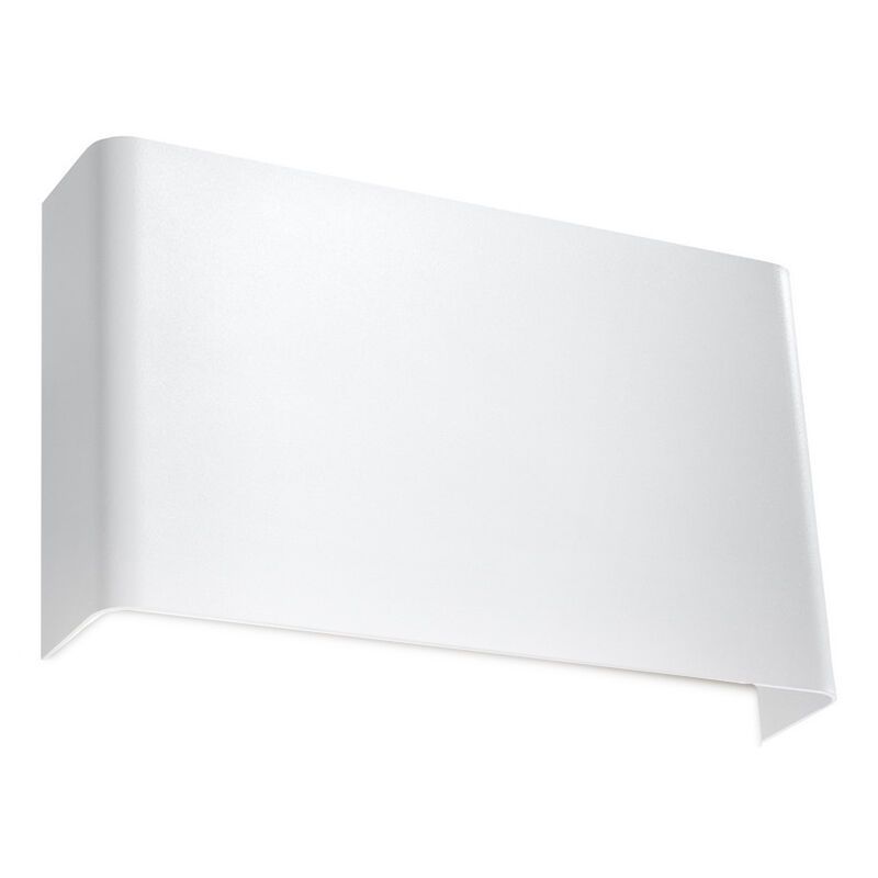 Aluminium up down vägglampa vit, Laetitia