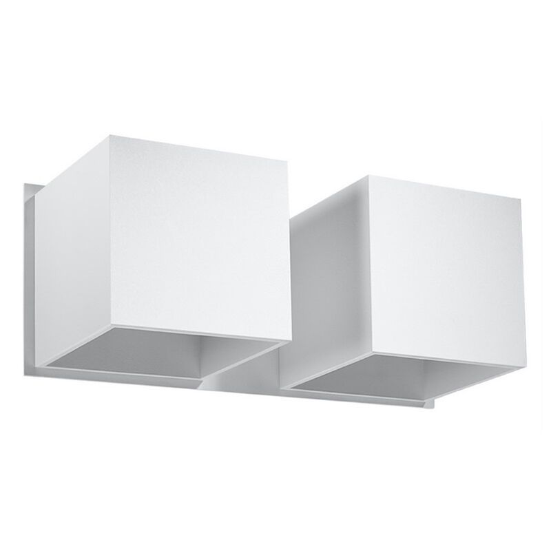 Aluminium up down vägglampa vit, Andro Aluminium up down vägglampa vit, Andro
