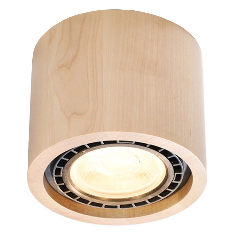 Trä utanpåliggande spotlight brun, Alessio