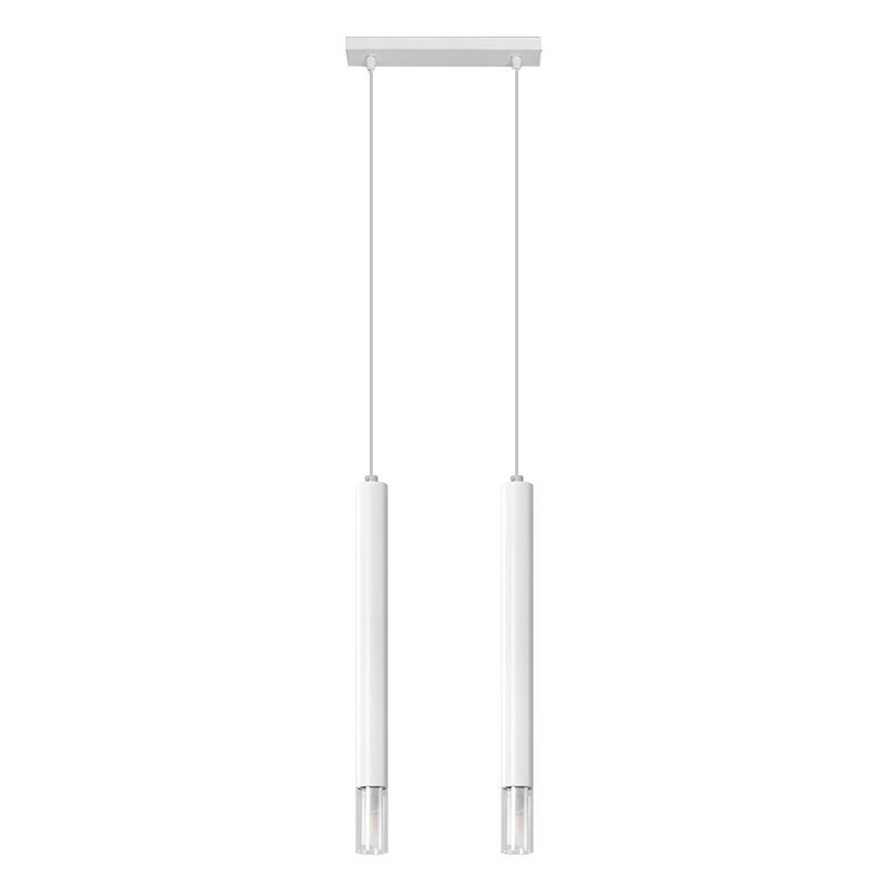 Glas fönsterlampa vit, Ishani