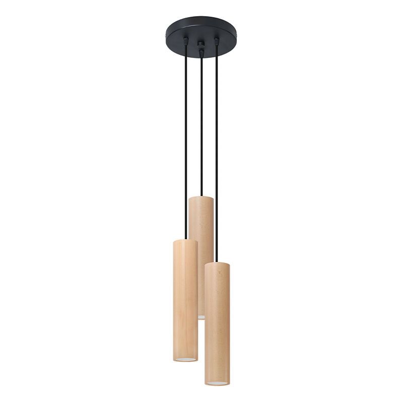 Trä fönsterlampa brun, Francina