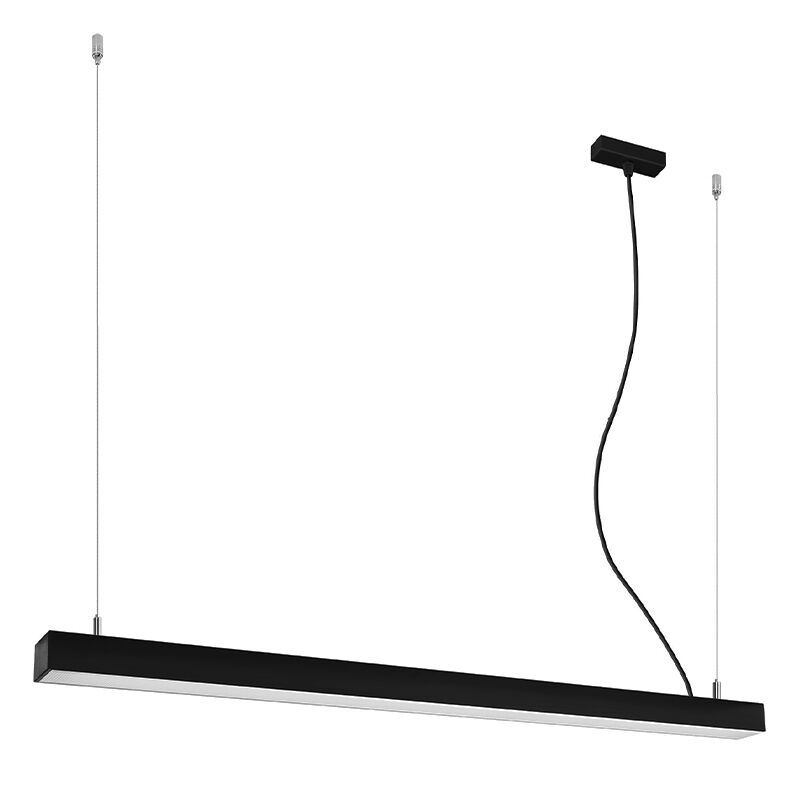 Aluminium fönsterlampa svart, Mascha, 38W, 3000K LED