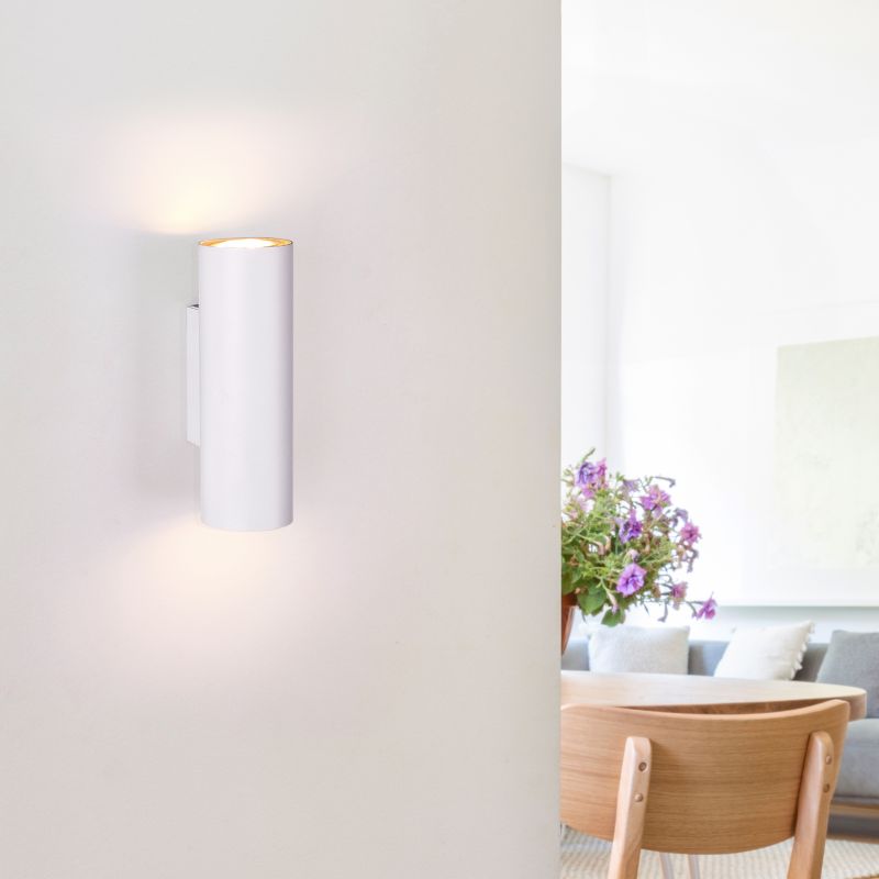 Vit vägglampa modern, Kaso Vit vägglampa modern, Kaso