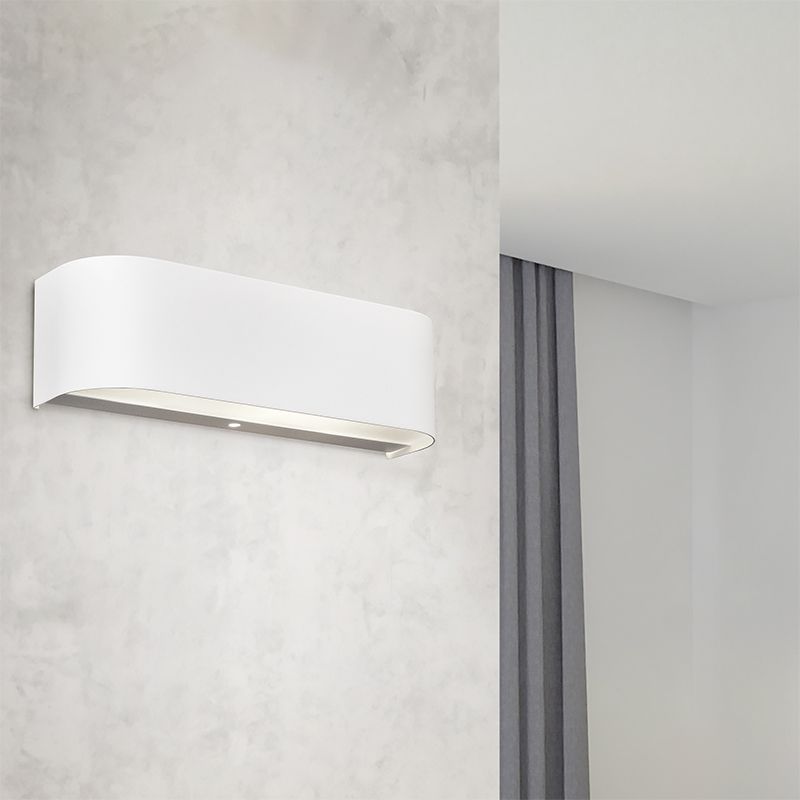Vit up down vägglampa glas, Tomaso, 3,1W, 3000K LED Vit up down vägglampa glas, Tomaso, 3,1W, 3000K LED