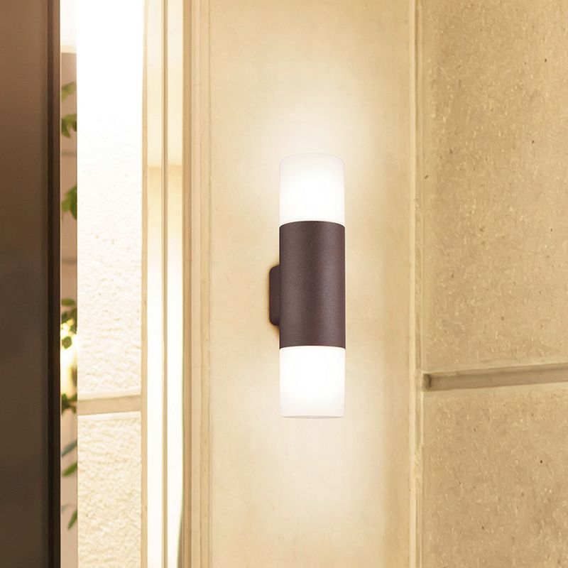 Rostfärgad utelampa modern, Fjelso, IP44 Rostfärgad utelampa modern, Fjelso, IP44