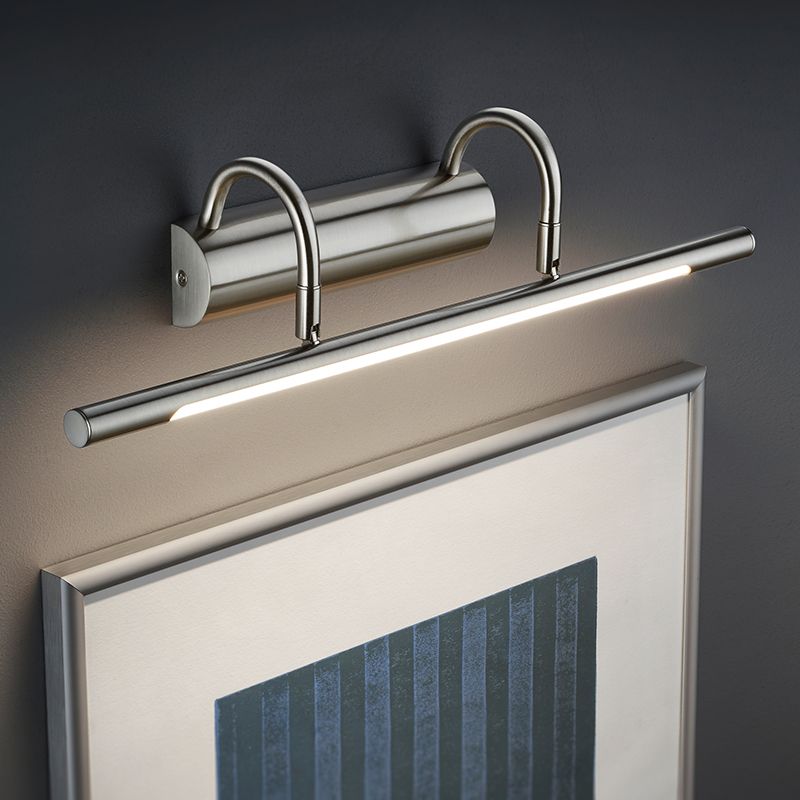 Nickel tavelbelysning klassisk, Marino, 8W, 3000K LED Nickel tavelbelysning klassisk, Marino, 8W, 3000K LED