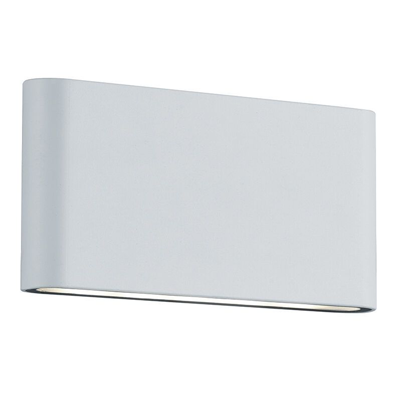 Vit up down vägglampa modern, Bridlington, 4,5W, 3000K LED, IP54