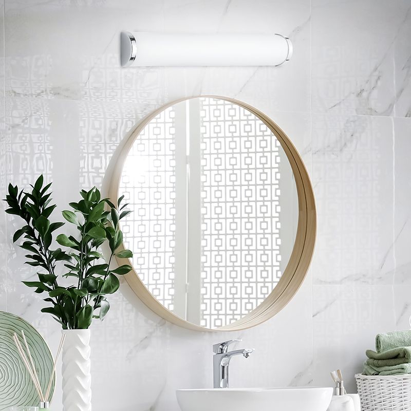 Krom taklampa badrum glas, Lanza Krom taklampa badrum glas, Lanza