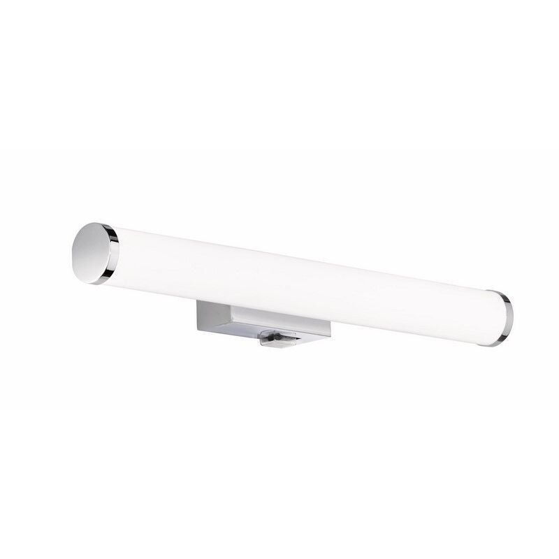 Krom spegelbelysning modern, Staby, 4,3W, 3000K LED, IP44, med brytare Krom spegelbelysning modern, Staby, 4,3W, 3000K LED, IP44, med brytare
