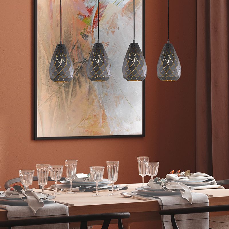 Antracit fönsterlampa modern, Esrum