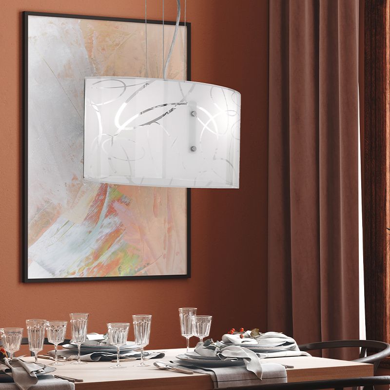 Vit fönsterlampa modern, Antoine