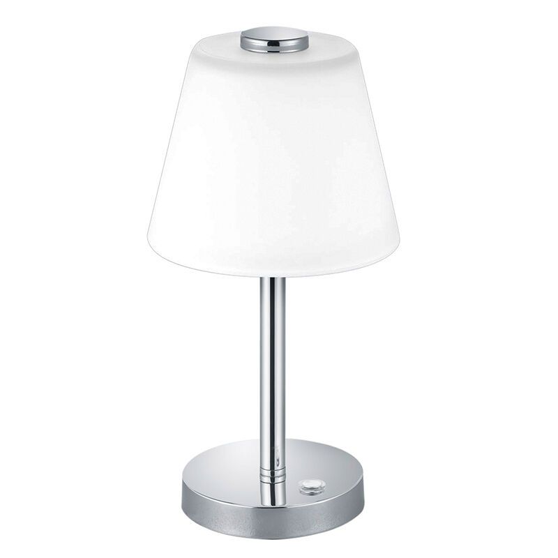 Krom bordslampa modern, Liv, 4W, 3000K LED, med brytare Krom bordslampa modern, Liv, 4W, 3000K LED, med brytare