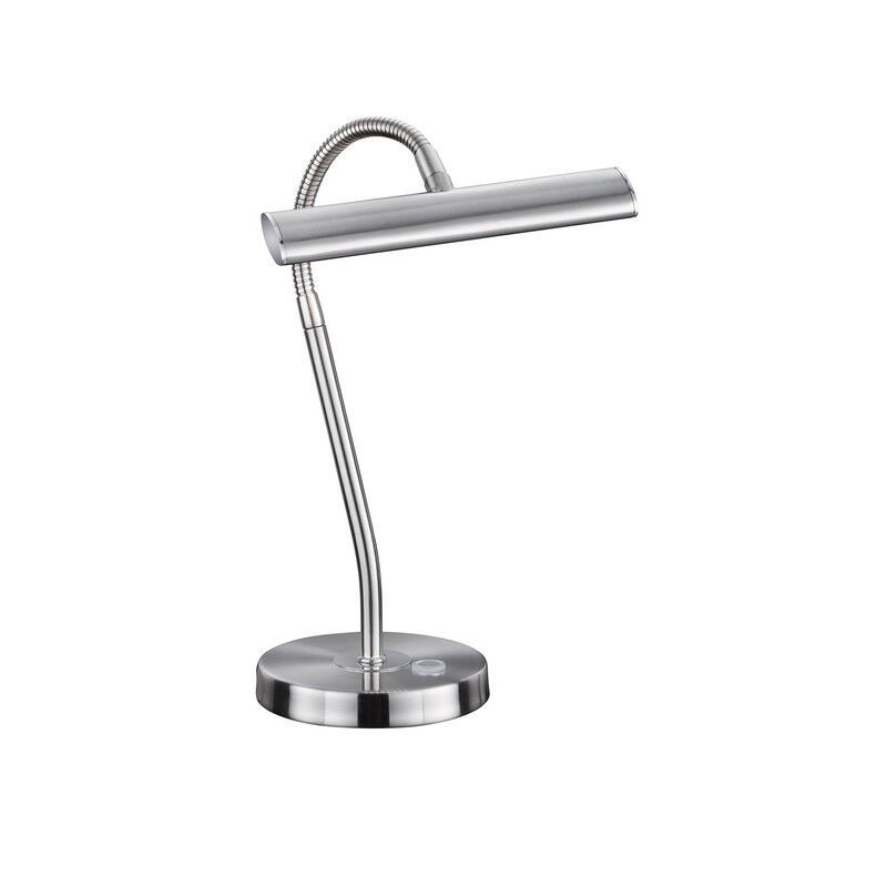 Nickel bordslampa modern, Eliza, 4W, 3000K LED, med brytare Nickel bordslampa modern, Eliza, 4W, 3000K LED, med brytare