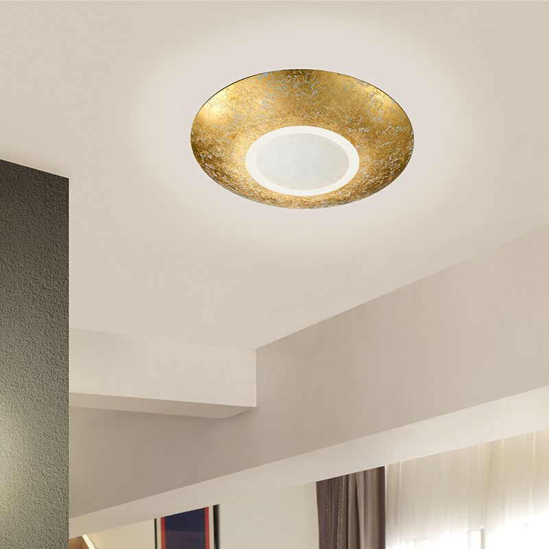 Guld plafond klassisk, Wilke, 12W, 3000K LED