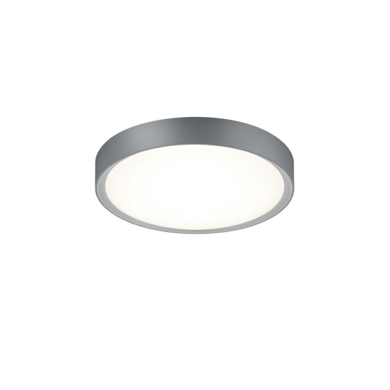 Silver taklampa badrum plast, Evelina, 18W, 3000K LED, IP44 Silver taklampa badrum plast, Evelina, 18W, 3000K LED, IP44
