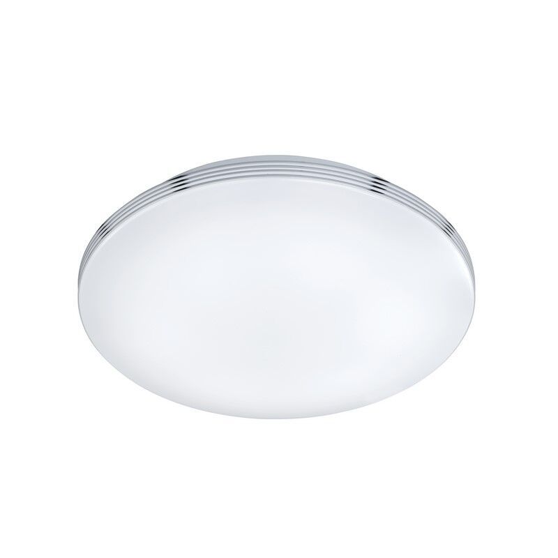 Krom taklampa badrum plast, Brunella, 24W, 3000K LED, IP44