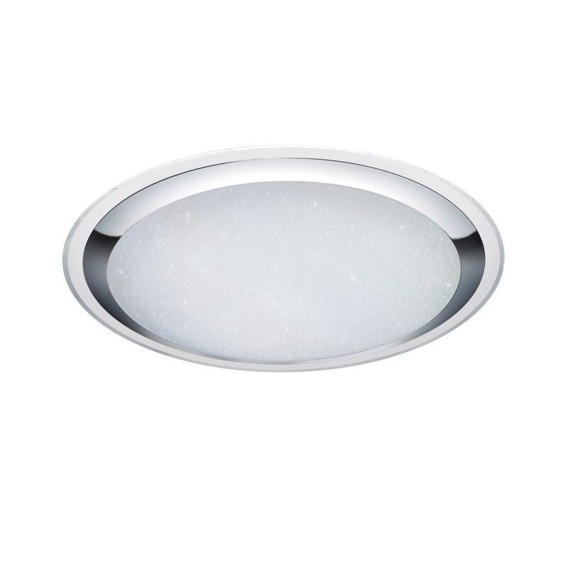 Vit plafond modern, Romain, 95W, varm till kall vit justerbar LED, met fjärrkontroll