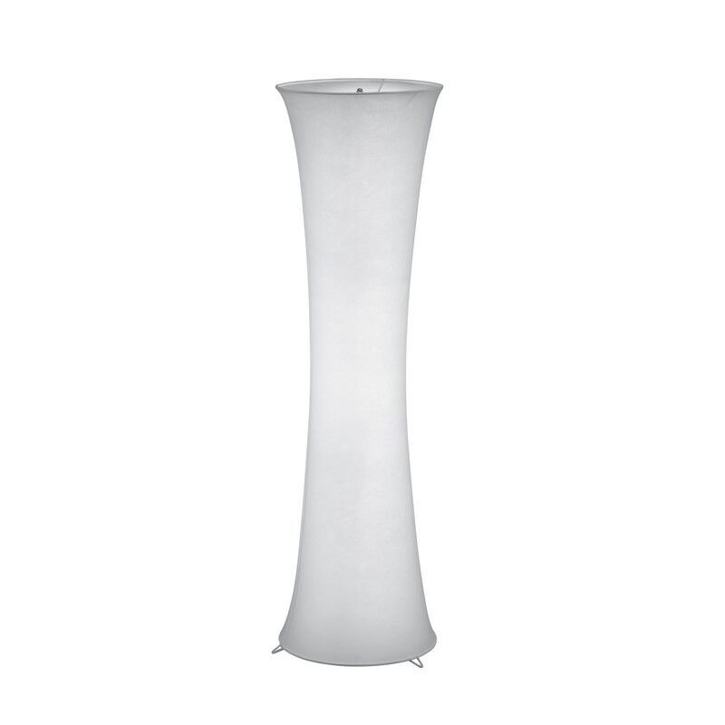 Vit golvlampa metall, Vivy, med brytare Vit golvlampa metall, Vivy, med brytare
