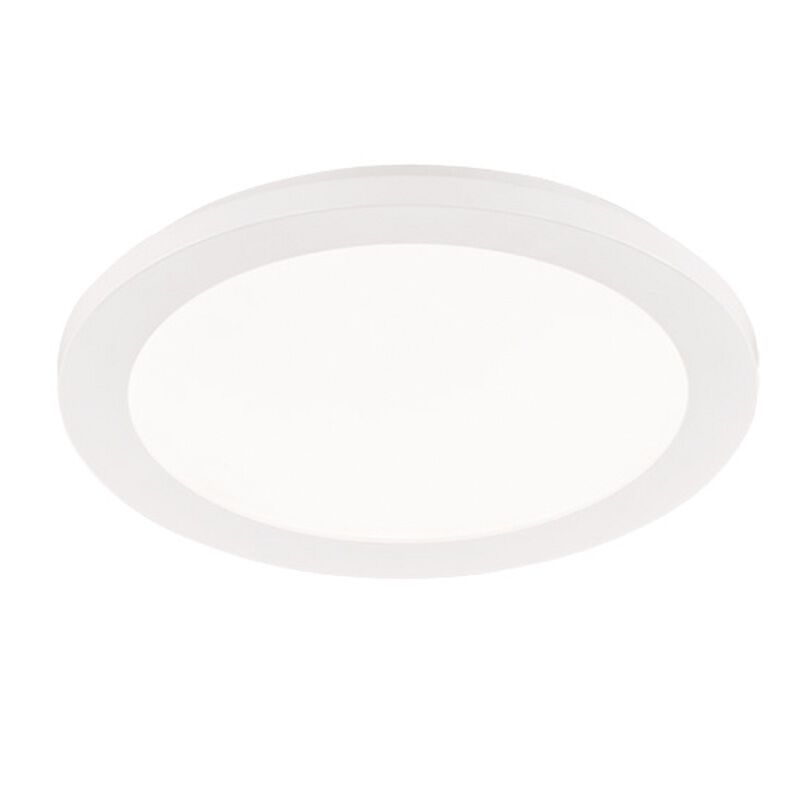 Vit plafond modern, Gistrup, 15W, 3000K LED, IP44, 3 stegs dimmer
