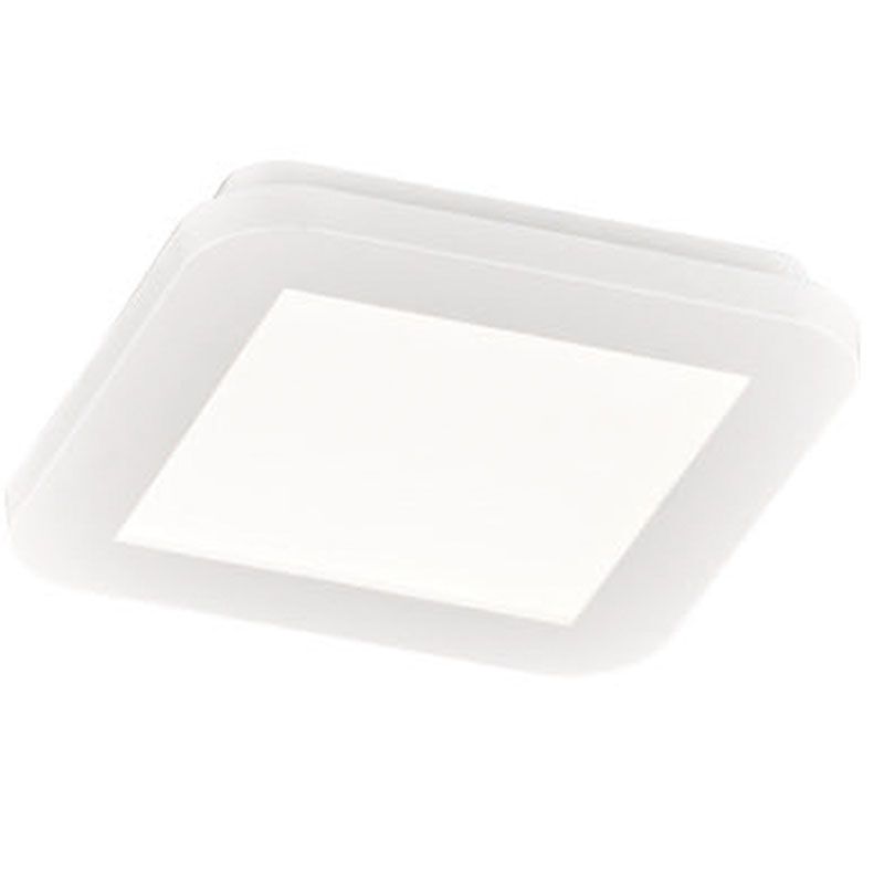 Vit plafond modern, Gistrup, 10W, 3000K LED, IP44 Vit plafond modern, Gistrup, 10W, 3000K LED, IP44