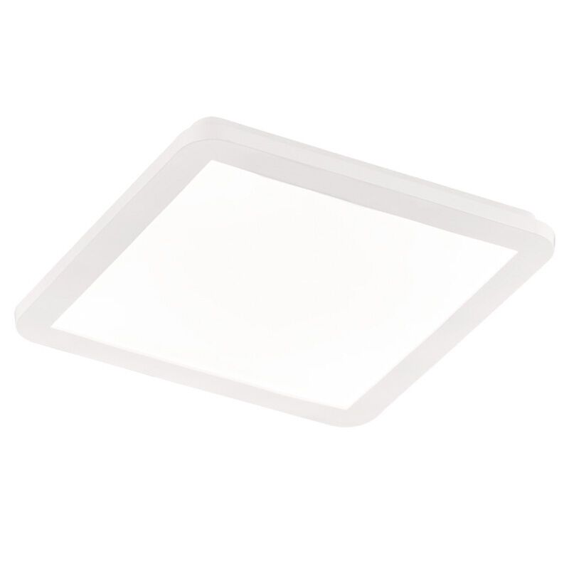 Vit plafond modern, Gistrup, 18W, 3000K LED, IP44, 3 stegs dimmer