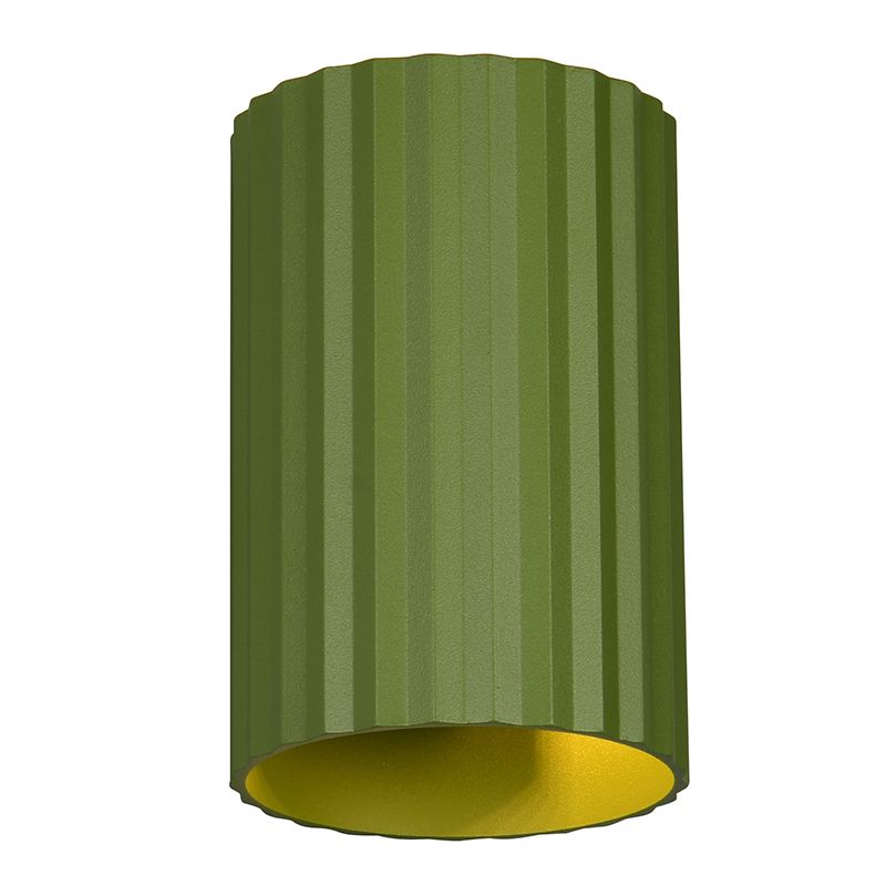 Grön up down vägglampa modern, Ulbe