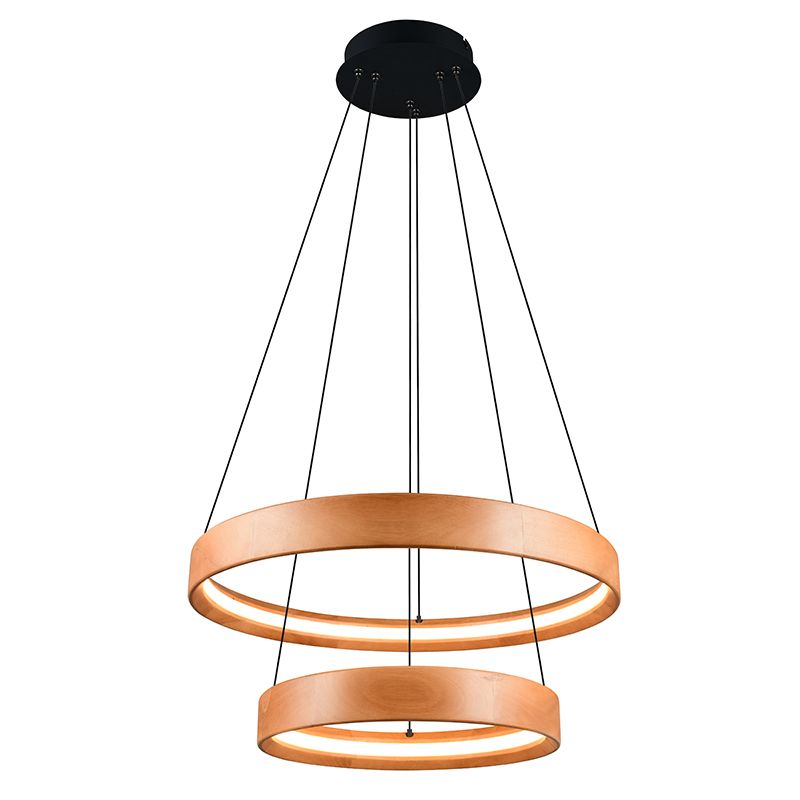 Modern fönsterlampa trä, Nassima, 37W, 3000K LED, 3 stegs dimmer