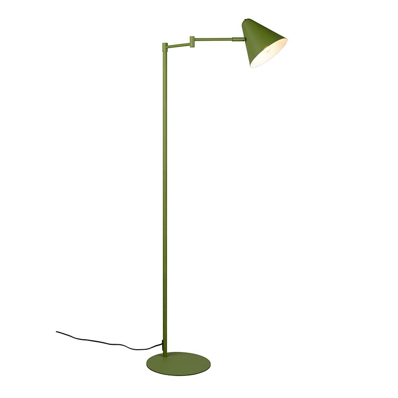 Grön golvlampa modern, Jille, med brytare