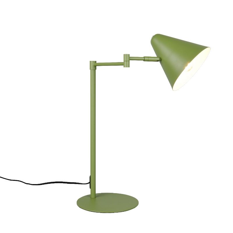 Grön skrivbordslampa modern, Jille, med brytare