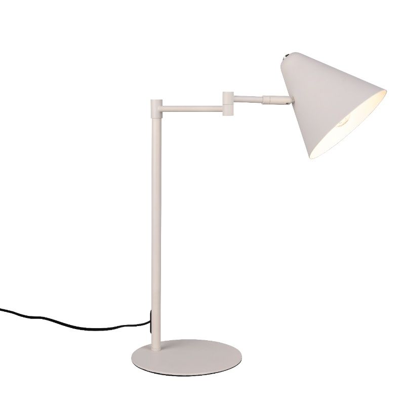 Grå skrivbordslampa modern, Jille, med brytare Grå skrivbordslampa modern, Jille, med brytare