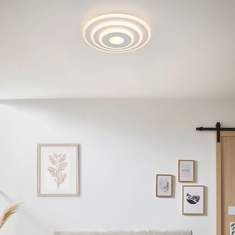 Vit taklampa design, Yeel, 35W, varm till kall vit justerbar LED, 3 stegs dimmer