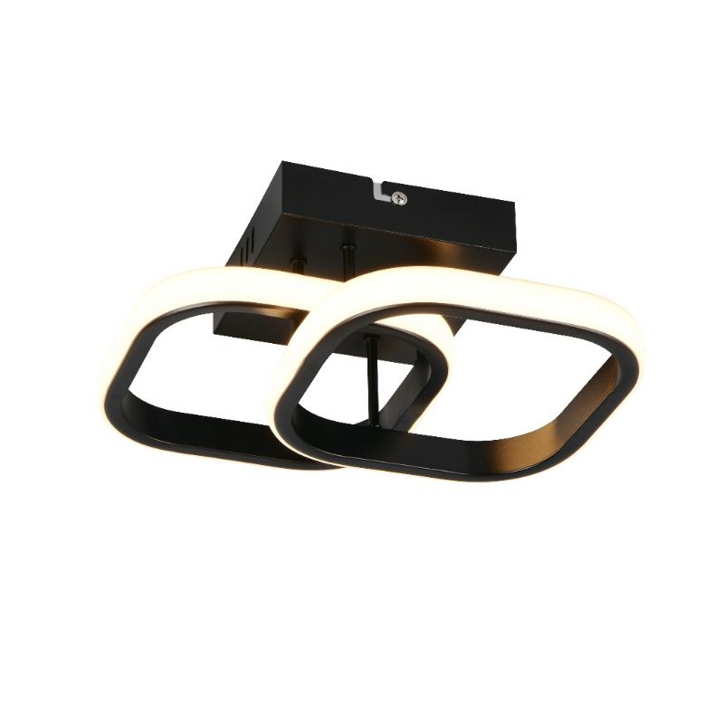 Svart taklampa design, Yasser, 7W, 3000K LED Svart taklampa design, Yasser, 7W, 3000K LED