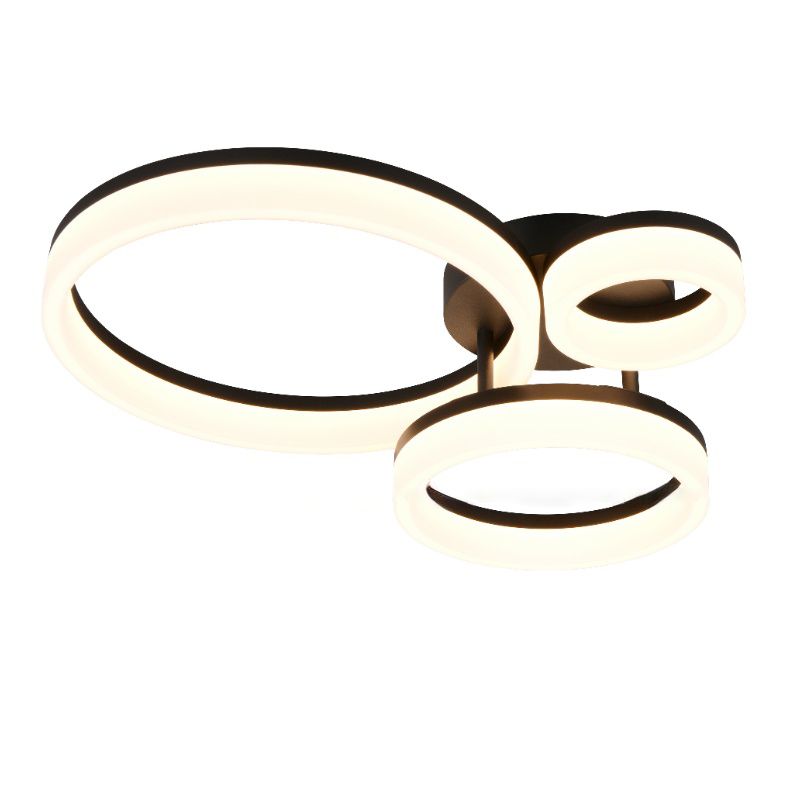 Svart taklampa design, Ufuk, 32W, 3000K LED Svart taklampa design, Ufuk, 32W, 3000K LED