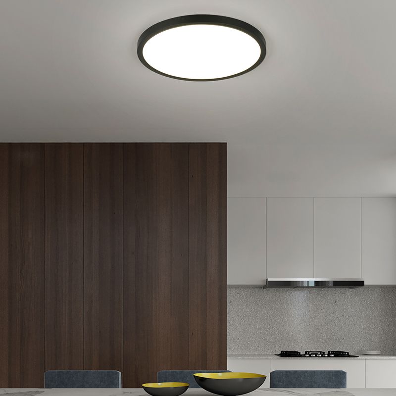Svart plafond modern, Zayd, 30W, white switch LED, 3 stegs dimmer