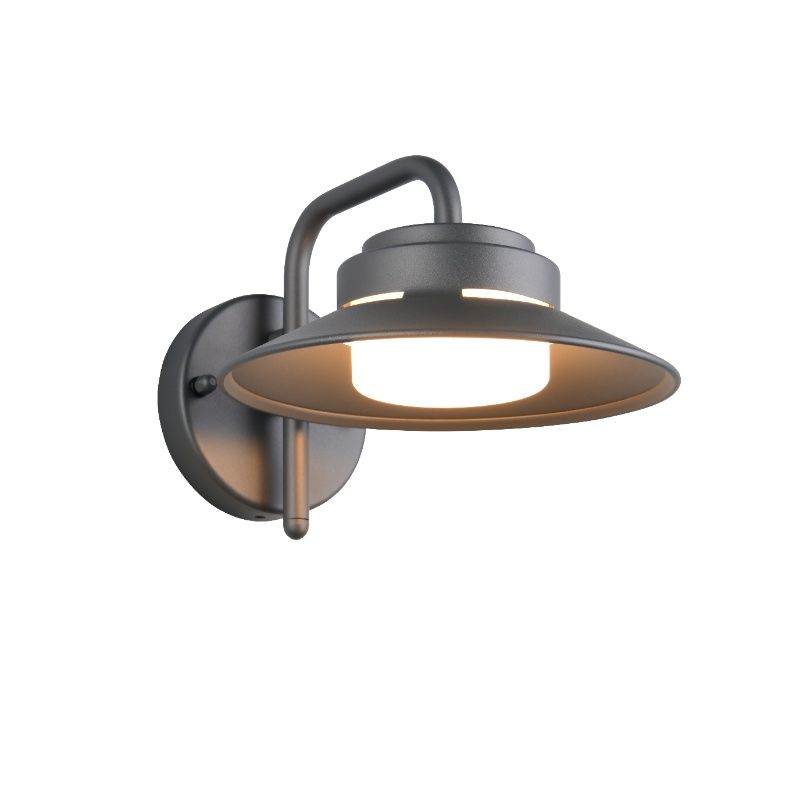 Antracit utelampa modern, Perihan, IP44