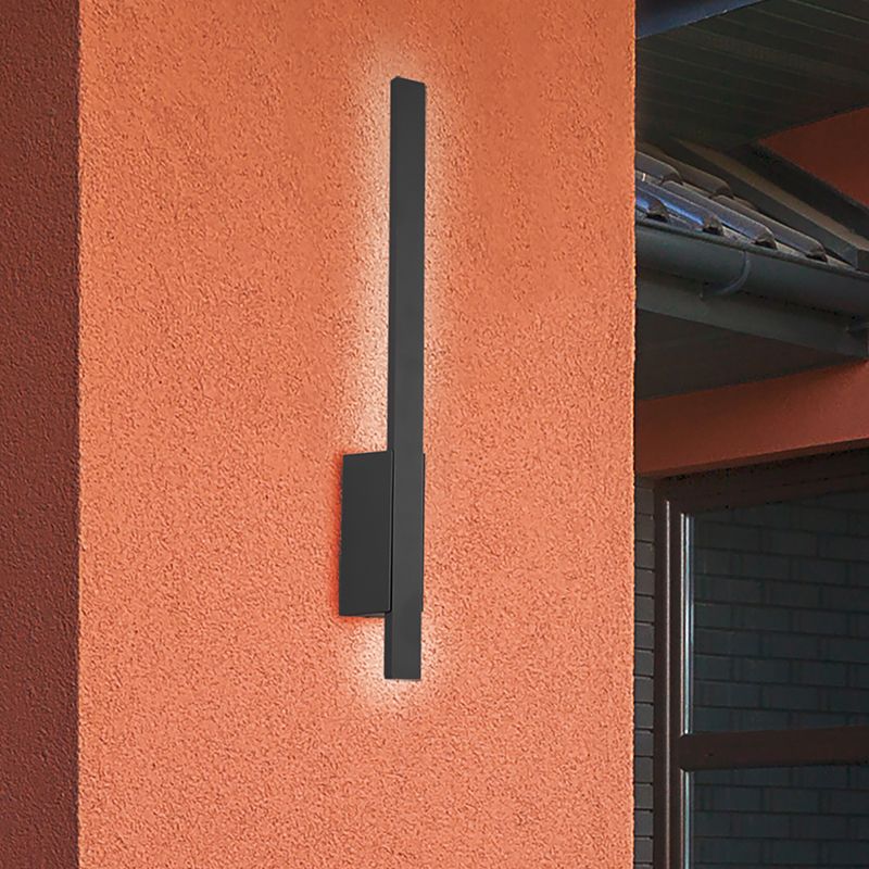 Antracit utelampa modern, Yorin, 7W, 3000K LED, IP54