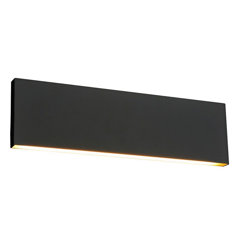 Antracit up down vägglampa modern, Coscon, 6W, 3000K LED
