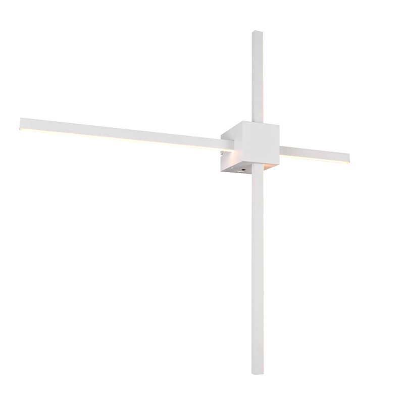 Vit vägglampa modern, Tsjerk, 3 stegs dimmer