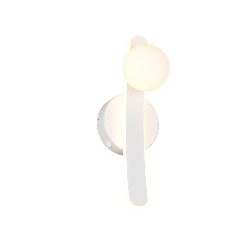 Vit vägglampa modern, Leonoor Vit vägglampa modern, Leonoor