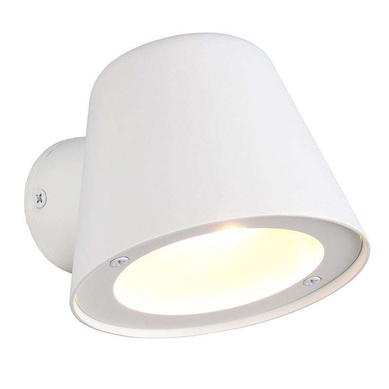 Vit utelampa modern, Noufissa, IP44 Vit utelampa modern, Noufissa, IP44