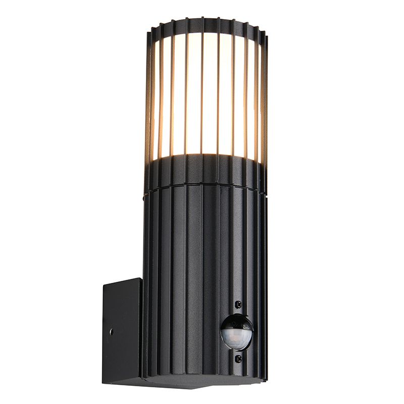 Antracit taklampa utomhus med rörelsesensor modern, Oumnia, IP54